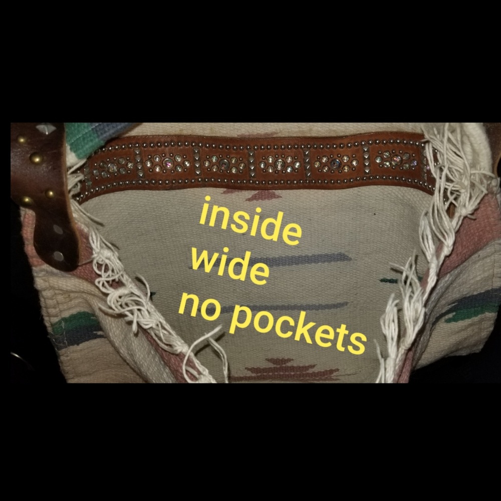 Aztec blanket style messenger bag, never been used - Picture 4 of 4